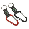 Carabiner with Compass Key Tag